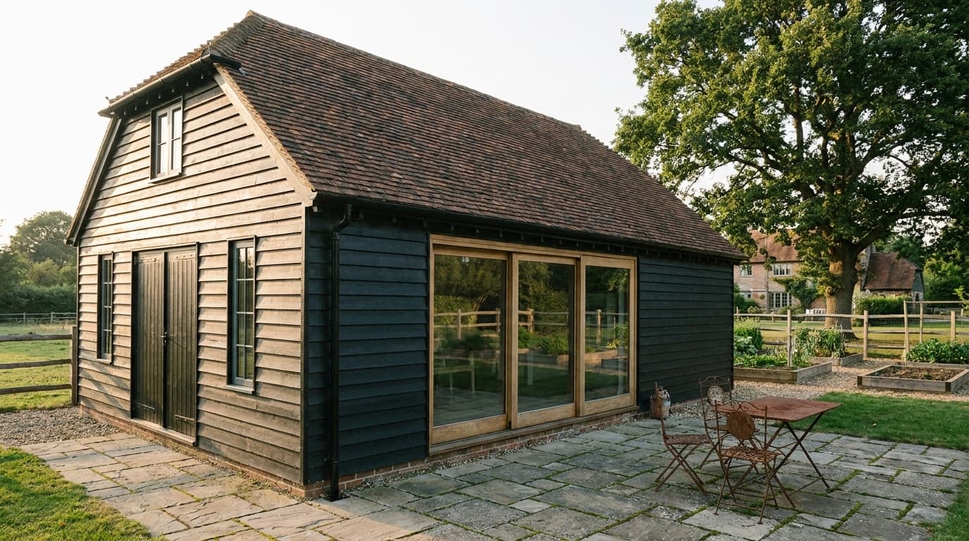 Outbuilding restoration — ICS Builders project example